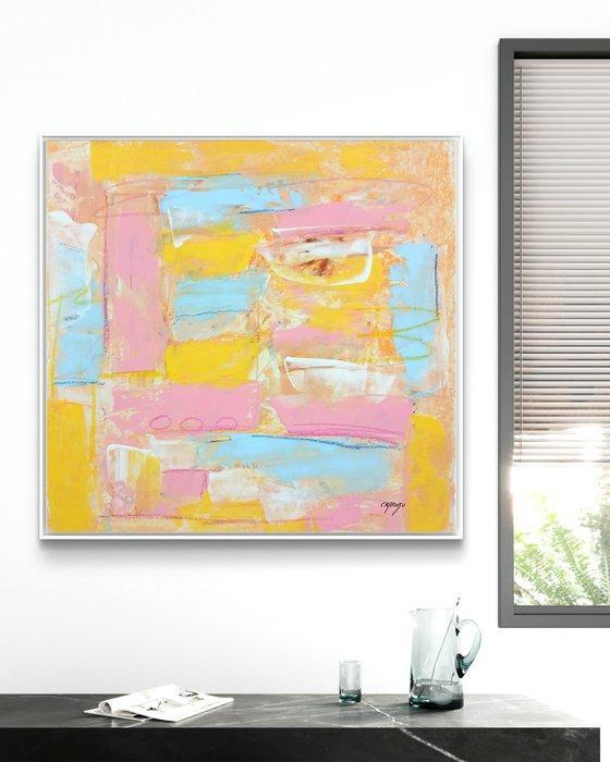 CARDUSU - “Libertad 08” – Serie Libertad – Acrílico sobre, Antiek en Kunst, Kunst | Schilderijen | Modern