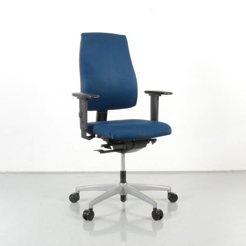 Interstuhl 152GX bureaustoel, blauw, 4D armleggers, Huis en Inrichting, Bureaustoelen, Gebruikt, Ophalen of Verzenden