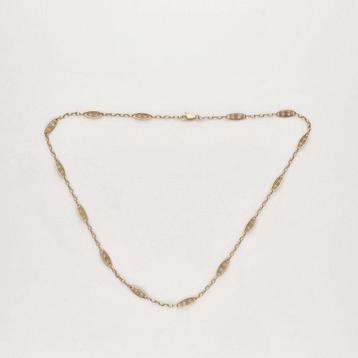 Chaîne - 18 carats Or jaune - Art nouveau
