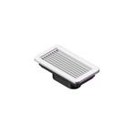 Bieden: MSI PG grille A-V white 10x4 5 ring back - PGA10x4R, Ophalen of Verzenden, Nieuw