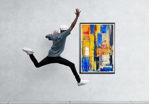 Luc Mora - Labyrinthe - XXL - no reserve, Antiek en Kunst, Kunst | Schilderijen | Modern
