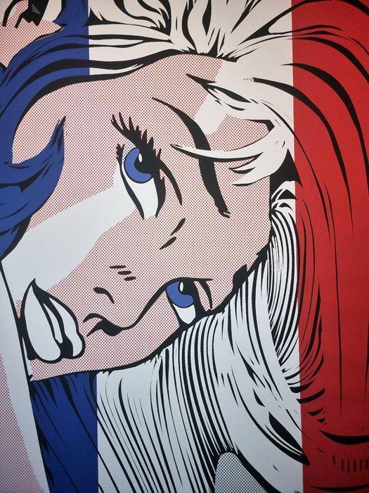 Tushikuni - French woman - Roy Lichtenstein vs Kuni, Antiek en Kunst, Kunst | Designobjecten