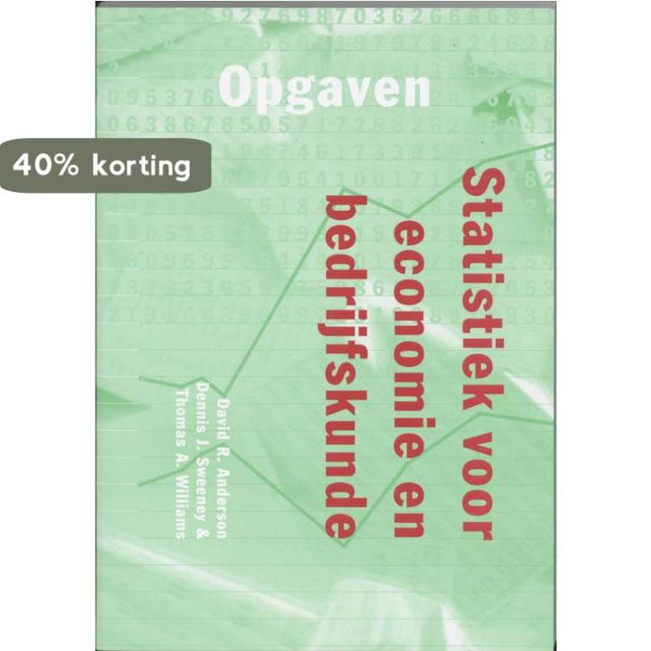 Statistiek voor economie en bedrijfskunde Opgaven, Boeken, Wetenschap, Gelezen, Verzenden