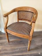 Fauteuil - Eik - Bibliotheek stoel, Antiek en Kunst