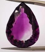 Zonder Minimumprijs Amethist - 27.39 ct - Antwerp Laboratory, Handtassen en Accessoires, Edelstenen, Nieuw