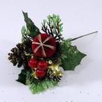 Kerstbijsteker Rood Goud Bal Dennenappel Besjes doos, Huis en Inrichting, Nieuw