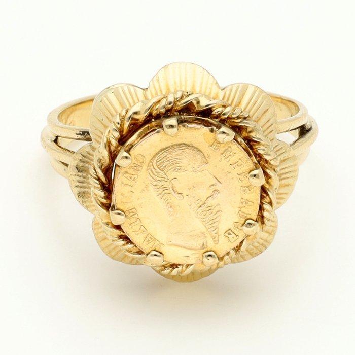 Ring - 18 karaat Geel goud, Handtassen en Accessoires, Ringen