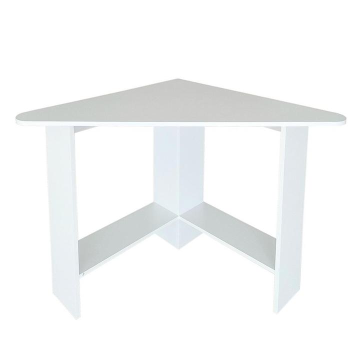 Hoekbureau - houten bureau - 102x72x74 cm - wit, Huis en Inrichting, Bureaus, Nieuw, Ophalen of Verzenden