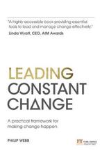 Leading Constant Change 9781292017471 Webb Philip, Verzenden, Webb Philip