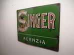 Singer - Enseigne en émail - Émail