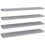 Wandrek 4 stuks Grijs | Retour Deal | Grote Korting!, Huis en Inrichting, Verzenden, Nieuw