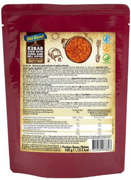 Kebabstoofpot met Maïs en Paprika - Blå Band, Diversen, Levensmiddelen, Verzenden