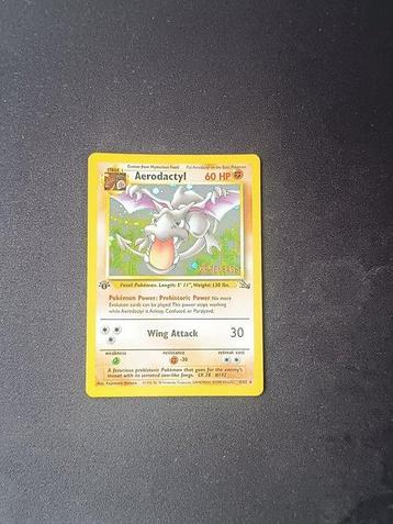 Pokémon - 1 Card - Aerodactyl first edition Prerelease