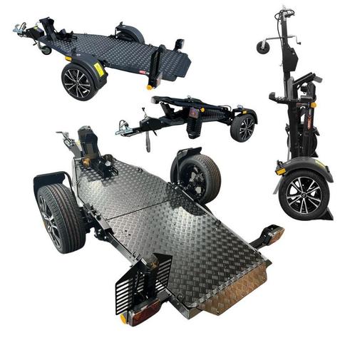 Moto aanhangwagen Lorries MT1 Black Edition verlaagbare 750k, Auto diversen, Aanhangers en Bagagewagens, Nieuw, Ophalen