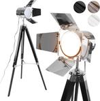 Vloerlamp - Staande lamp - 103-148 cm - Zwart - Jago, Verzenden, Nieuw