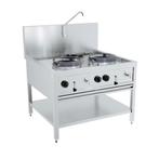 gas woktafel 2x17 kw 1x9kw, Ophalen of Verzenden, Nieuw in verpakking