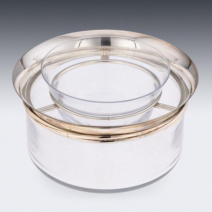 Cartier - cartier - Kom - Service Bol à Caviar En Cristal Et, Antiek en Kunst, Antiek | Zilver en Goud