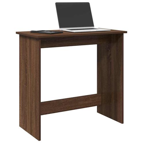 vidaXL Bureau 80x40x75 cm bewerkt hout bruin eikenkleur, Huis en Inrichting, Bureaus, Nieuw, Verzenden
