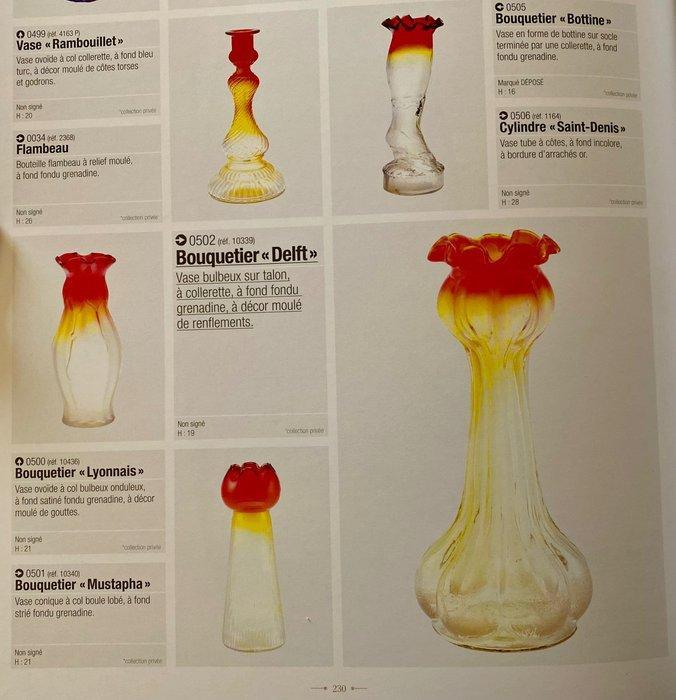 After Legras - Vase - Bicolore - verre, Antiek en Kunst, Antiek | Glaswerk en Kristal
