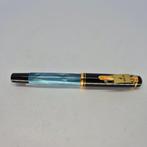 Pelikan - M200 - Fountain pen - Blue marbled - F nib -, Nieuw
