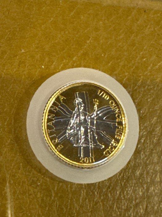 1/10 oz - Goud - Wall Street - 2011 Britannia - Met, Postzegels en Munten, Edelmetalen en Baren