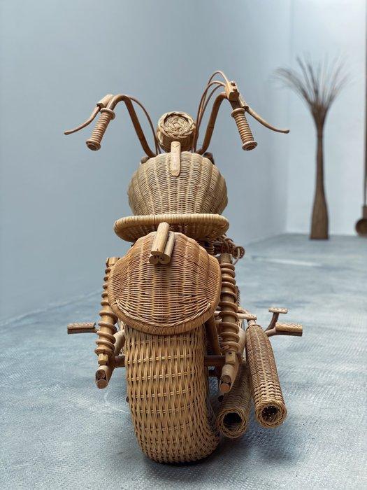 attributed to Tom Dixon - sculptuur, Rattan Harley Davidson, Antiek en Kunst, Curiosa en Brocante