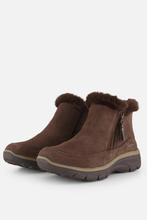Skechers Easy Going - ol Zip Dames Laarzen - Bruin Maat 39, Verzenden, Nieuw