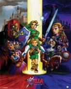 Hole in the Wall Legend of Zelda Mini Poster-Ocarina of Time, Ophalen of Verzenden, Nieuw