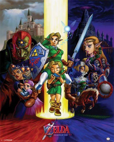 Hole in the Wall Legend of Zelda Mini Poster-Ocarina of Time, Verzamelen, Posters, Ophalen of Verzenden