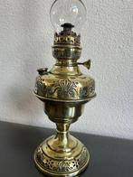 Olielamp - Messing, Glas - Olielamp messing