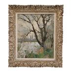 Nicole Gauthier (1905-2001) - Paisaje invernal, Antiek en Kunst