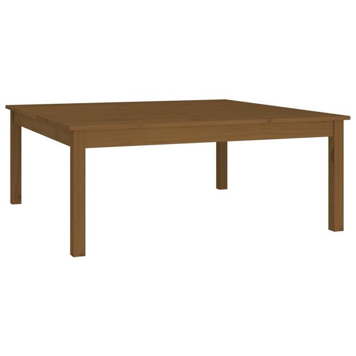 Honingbruine Salontafel Grenen - Tweede Kansje - Stijlvol..., Huis en Inrichting, Tafels | Salontafels, 100 tot 150 cm, Vierkant