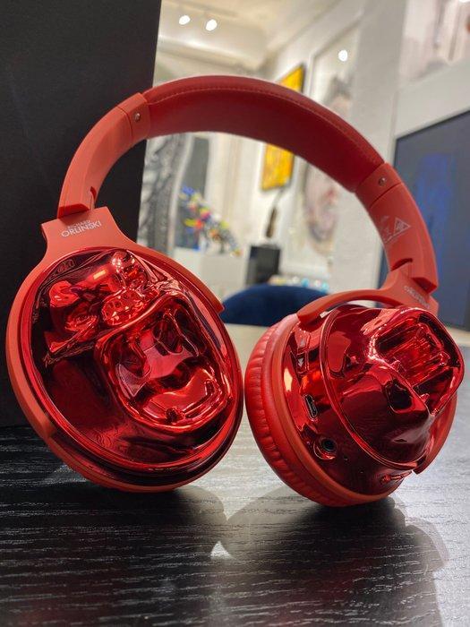 Richard Orlinski - Casque Rouge Bluetooth Hoofdtelefoon, Audio, Tv en Foto, Radio's