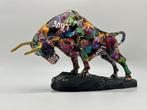 Beeld, Street Art Stier - 22 cm - Hars