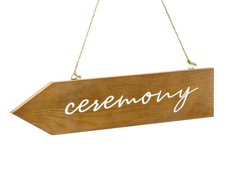 Hangbord Ceremony 36cm, Hobby en Vrije tijd, Feestartikelen, Nieuw, Verzenden