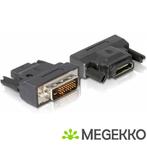 Delock 65024 Adapter DVI 24+1 pin male naar HDMI female met, Verzenden