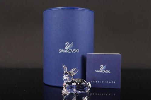 Figuur - Swarovski Crystal - Liggend Konijn (Boxed +, Antiek en Kunst, Curiosa en Brocante