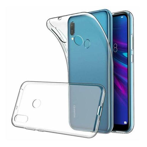 Huawei Y6 2019 Transparant Clear Case Cover Silicone TPU, Telecommunicatie, Mobiele telefoons | Hoesjes en Screenprotectors | Overige merken
