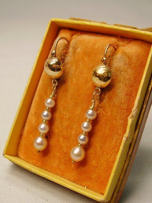 Zonder Minimumprijs - Oorbellen - 14 karaat Geel goud -, Handtassen en Accessoires, Oorbellen