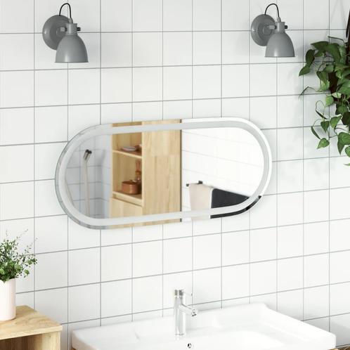 vidaXL Miroir de salle de bain à LED 90x40 cm ovale, Huis en Inrichting, Woonaccessoires | Spiegels, Verzenden
