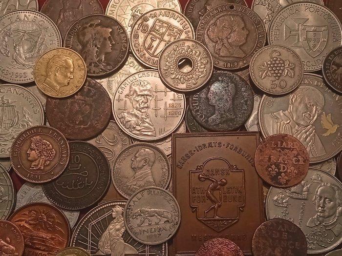 Wereld. WorldCoins. Large lot of World Coins,Bronze et, Postzegels en Munten, Munten | Europa | Niet-Euromunten
