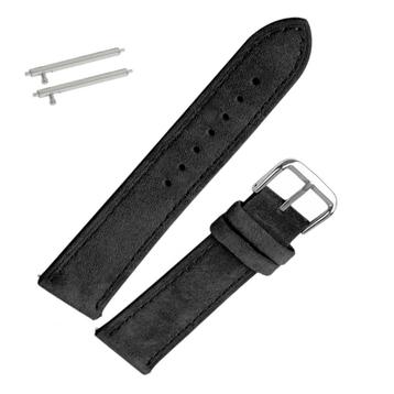 Fako® - Horlogebandje - Echt Suede Leer - Premium Soft - beschikbaar voor biedingen