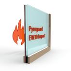 Dubbel glas Pyroguard satijn EW30 Impact (houten constructie, Doe-het-zelf en Bouw, Verzenden, Nieuw