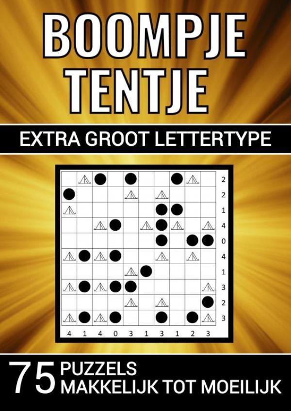 Boompje Tentje - Extra Groot Lettertype - 75 Puzzels,, Boeken, Hobby en Vrije tijd, Gelezen, Verzenden