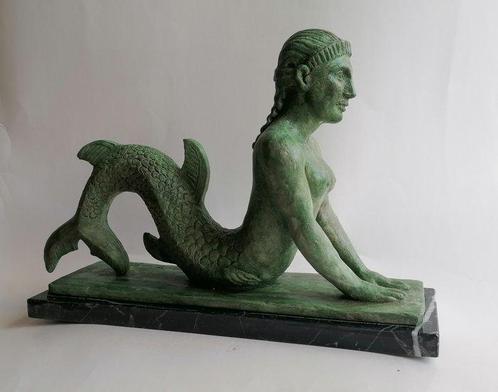 Sculpture, Sirena etrusca - 25 cm - Céramique, Antiek en Kunst, Antiek | Keramiek en Aardewerk