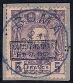 Belgisch-Congo 1889 - Z.M. Koning Leopold II, de 5Fr. met, Postzegels en Munten, Postzegels | Europa | België, Gestempeld