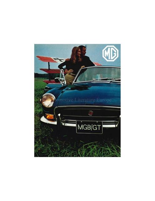 1970 MG MGB GT BROCHURE ENGELS, Livres, Autos | Brochures & Magazines, Enlèvement ou Envoi