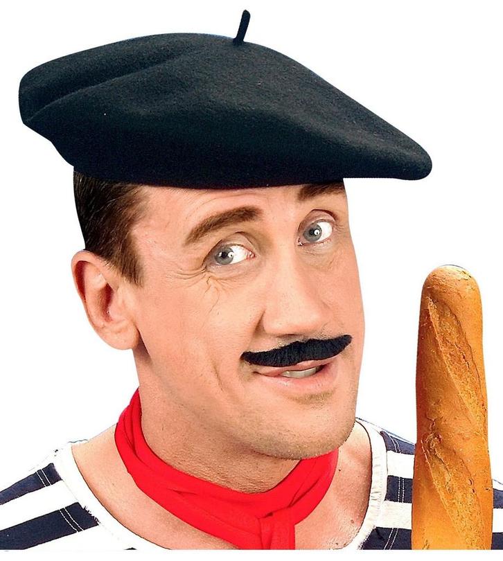 Zwarte Baret, Hobby en Vrije tijd, Feestartikelen, Nieuw, Verzenden