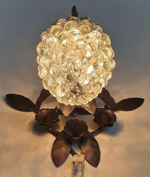 Lampe murale - lampe à raisin - Verre, Métal, Antiek en Kunst, Kunst | Designobjecten