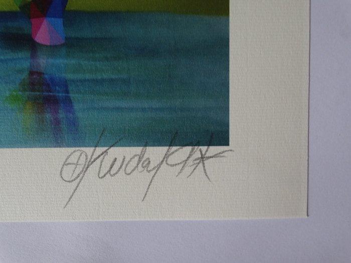 Okuda (1980) - Kaos Garden · No Reserve, Antiek en Kunst, Kunst | Designobjecten